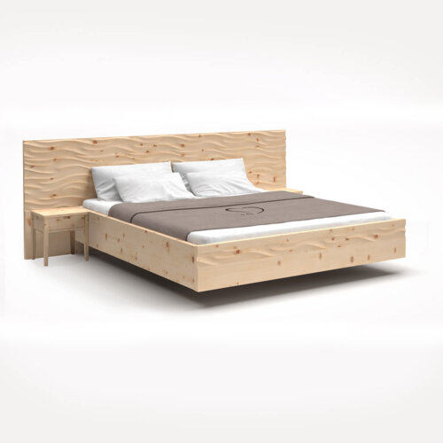 Zirbenbett Gebirgsbach Naturfluss